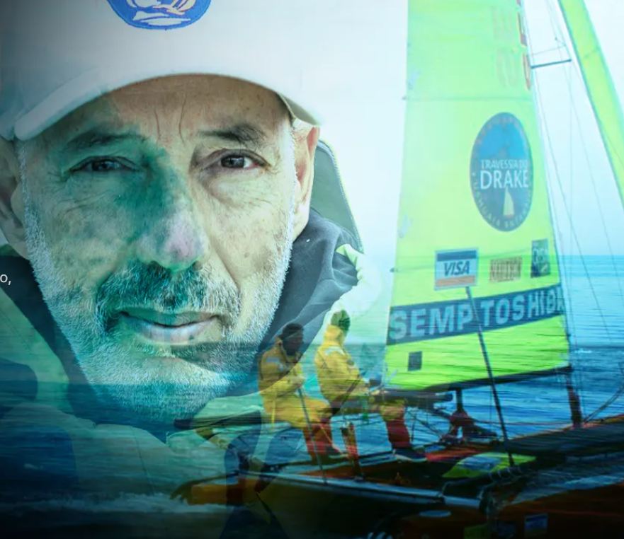 Beto Pandiani — retrato sobre travessia no mar